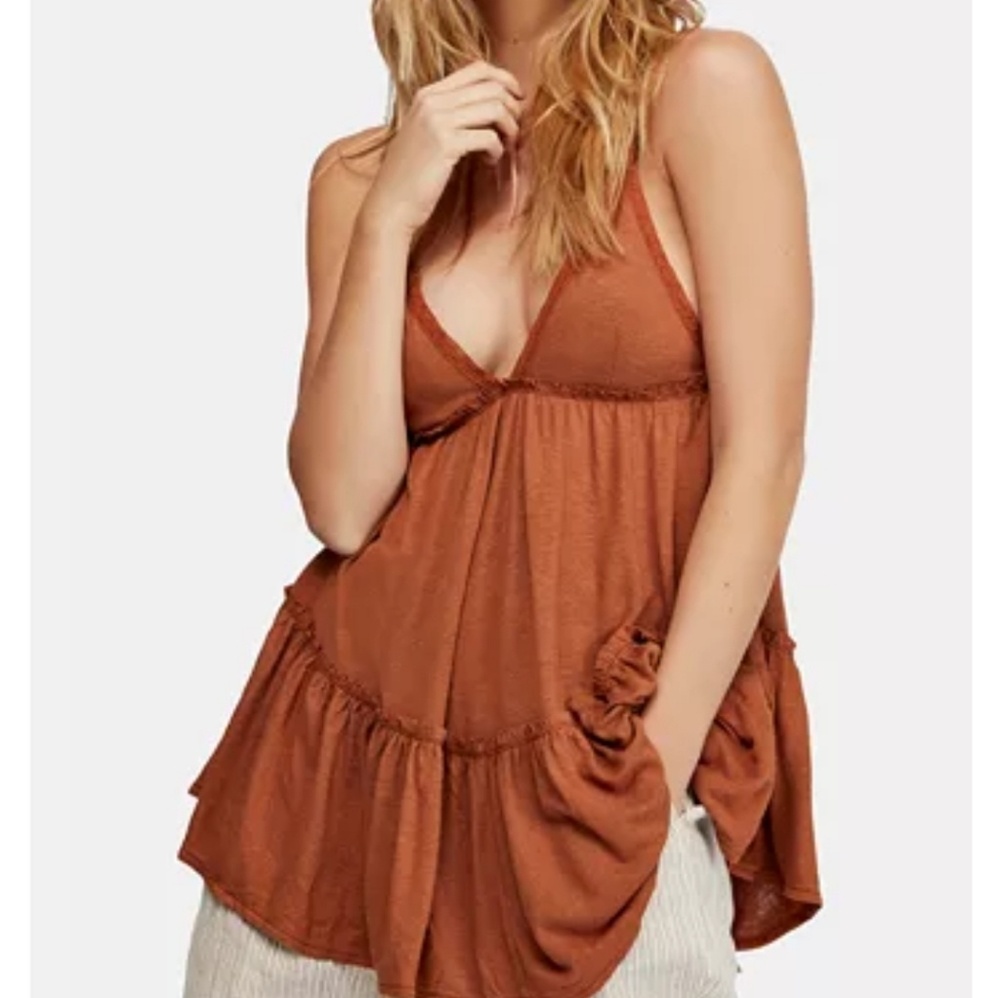 S Free People Bella Donna Babydoll Tunic